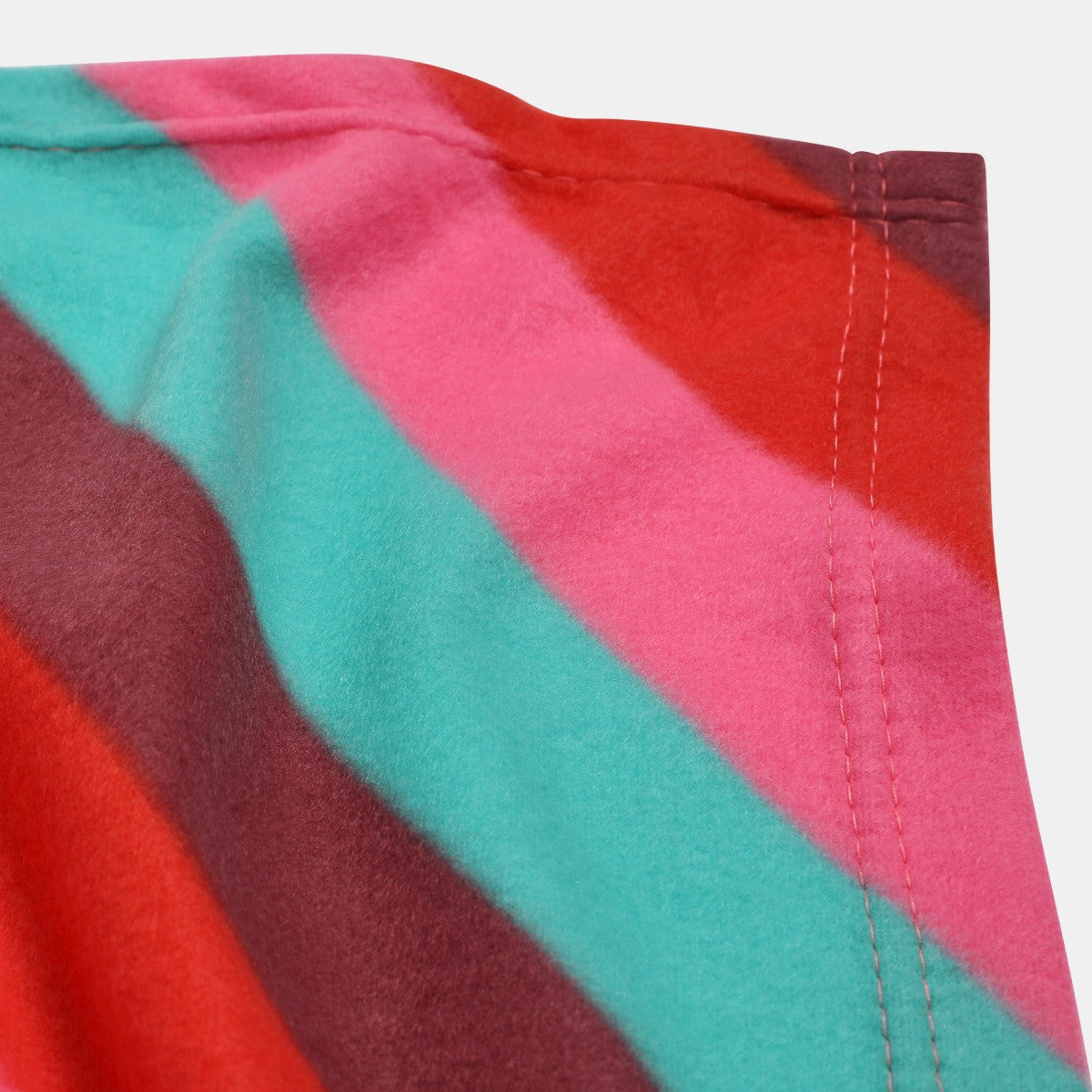 Christmas Candy Stripe Fleece Throw – Multi