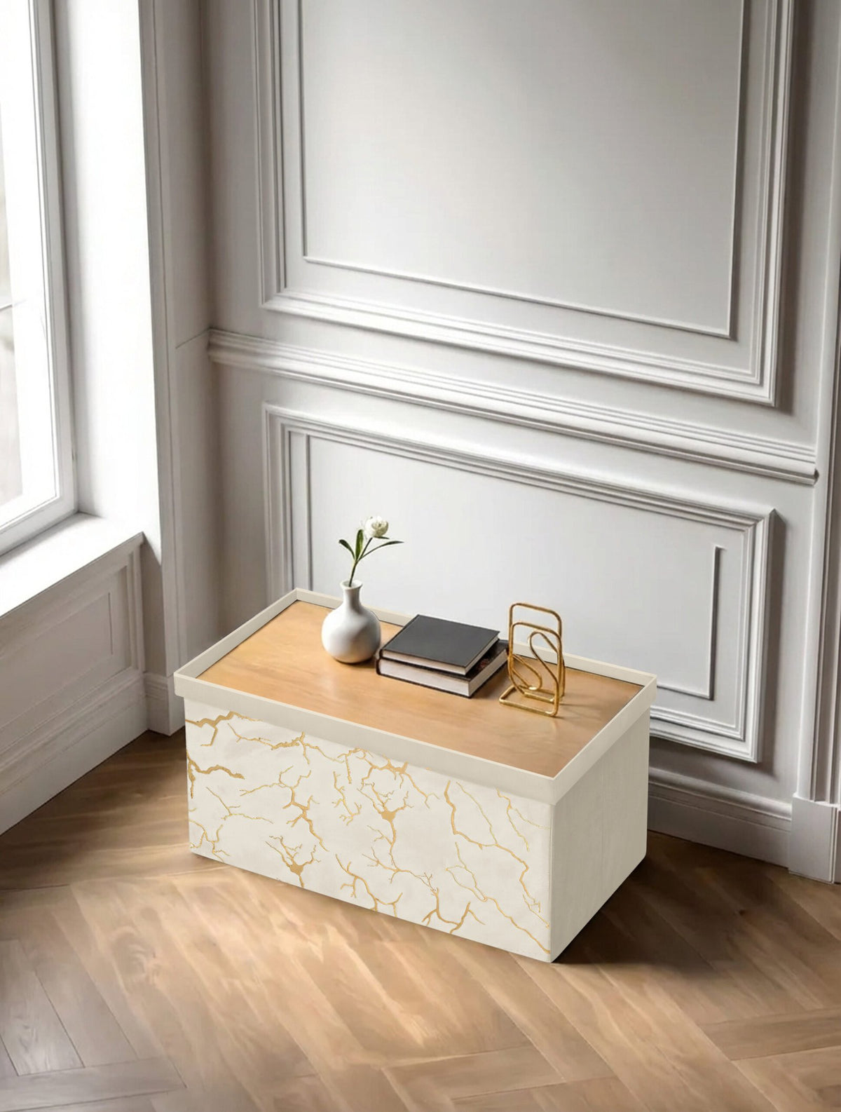 Luxury Marble Design Storage Box – Mink