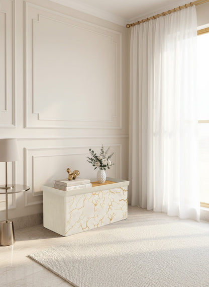 Luxury Marble Design Storage Box – Mink