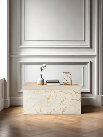Luxury Marble Design Storage Box – Mink