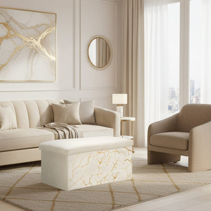Luxury Marble Design Storage Box – Mink