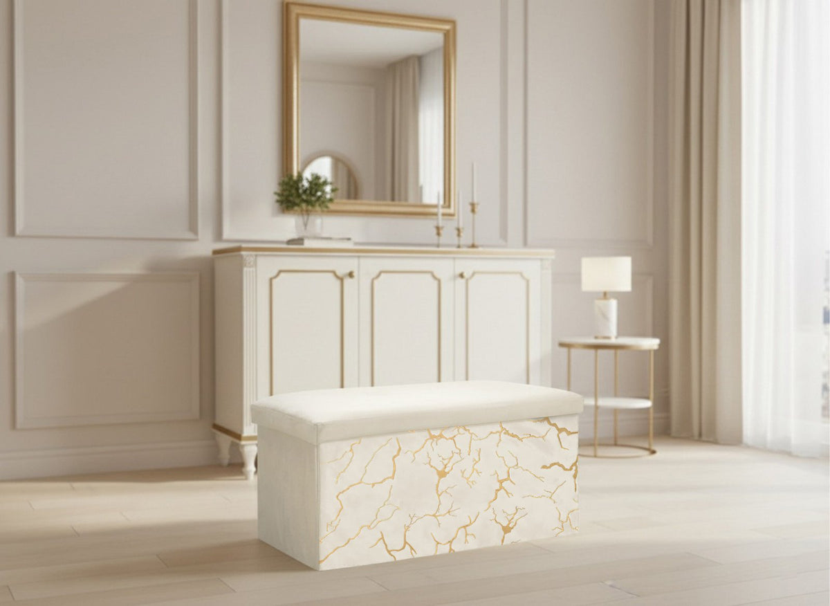 Luxury Marble Design Storage Box – Mink