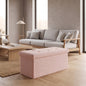 Premium Boucle Fabric Storage Box – Pink