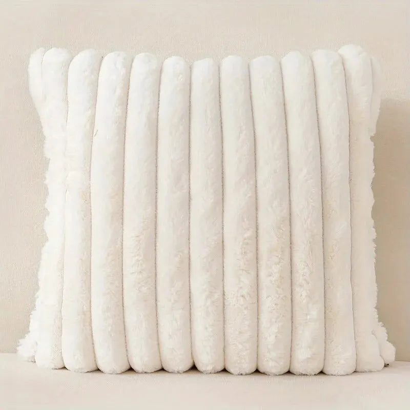 Chunky Corduroy Cushion Cover 45 x 45cm - White