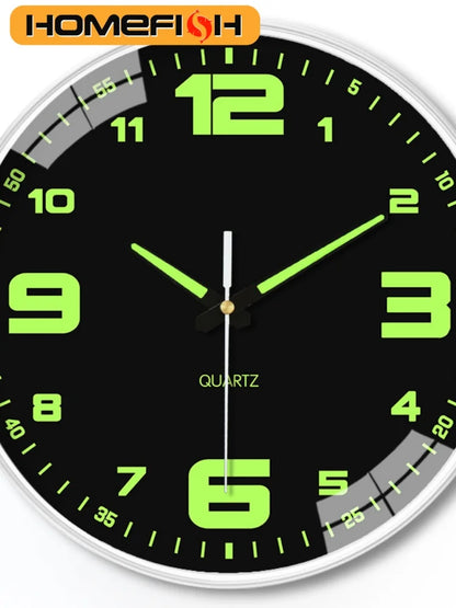 Silent Luminous Wall Clock – 8 Inch