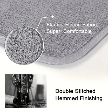 Soft Absorbent Bath Mat – Dark Grey 40 x 60cm