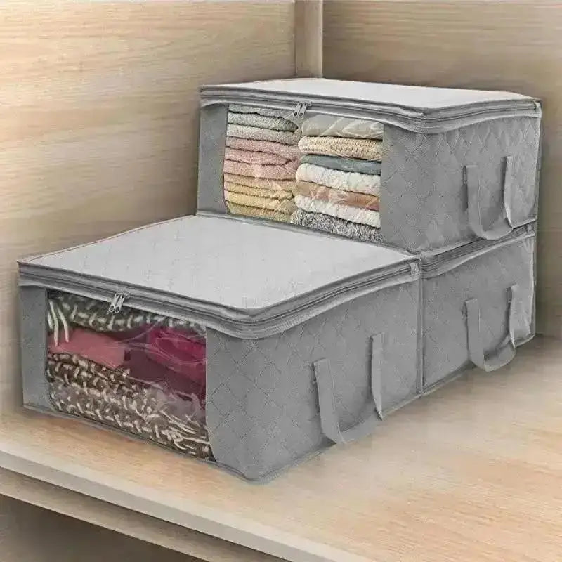 Foldable Fabric Storage Box with Lid – 50L