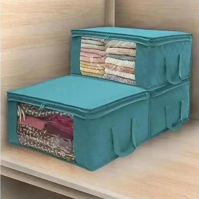 Foldable Fabric Storage Box with Lid – 50L