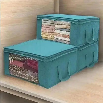 Foldable Fabric Storage Box with Lid – 50L