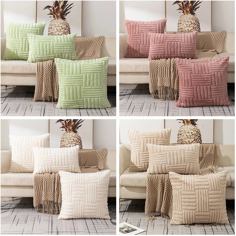 Faux Fur Plush Cushion Cover 45 x 45cm
