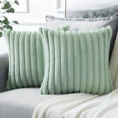 Chunky Corduroy Cushion Cover 45 x 45cm - Sage Green
