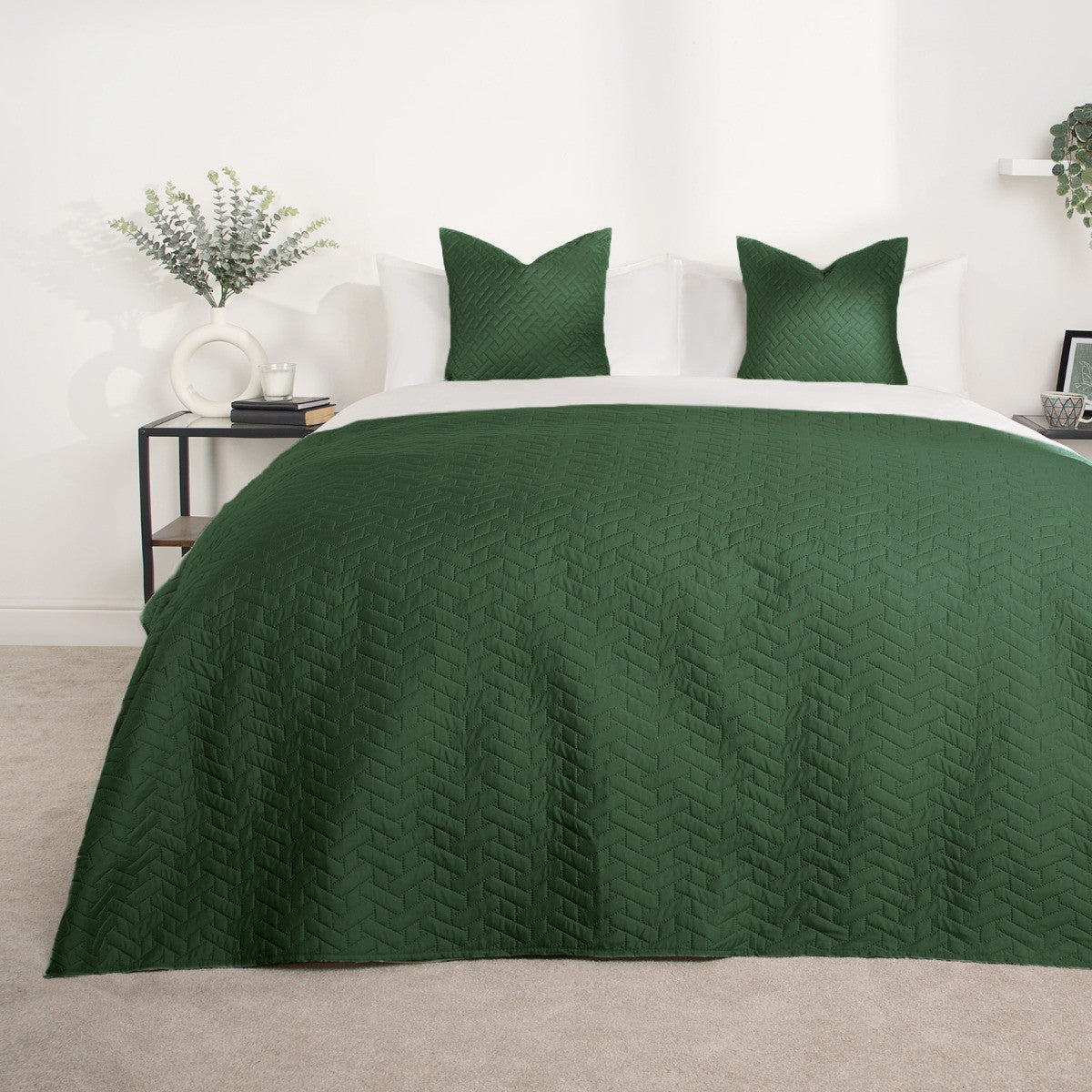 Pinsonic Throw – Forest Green
