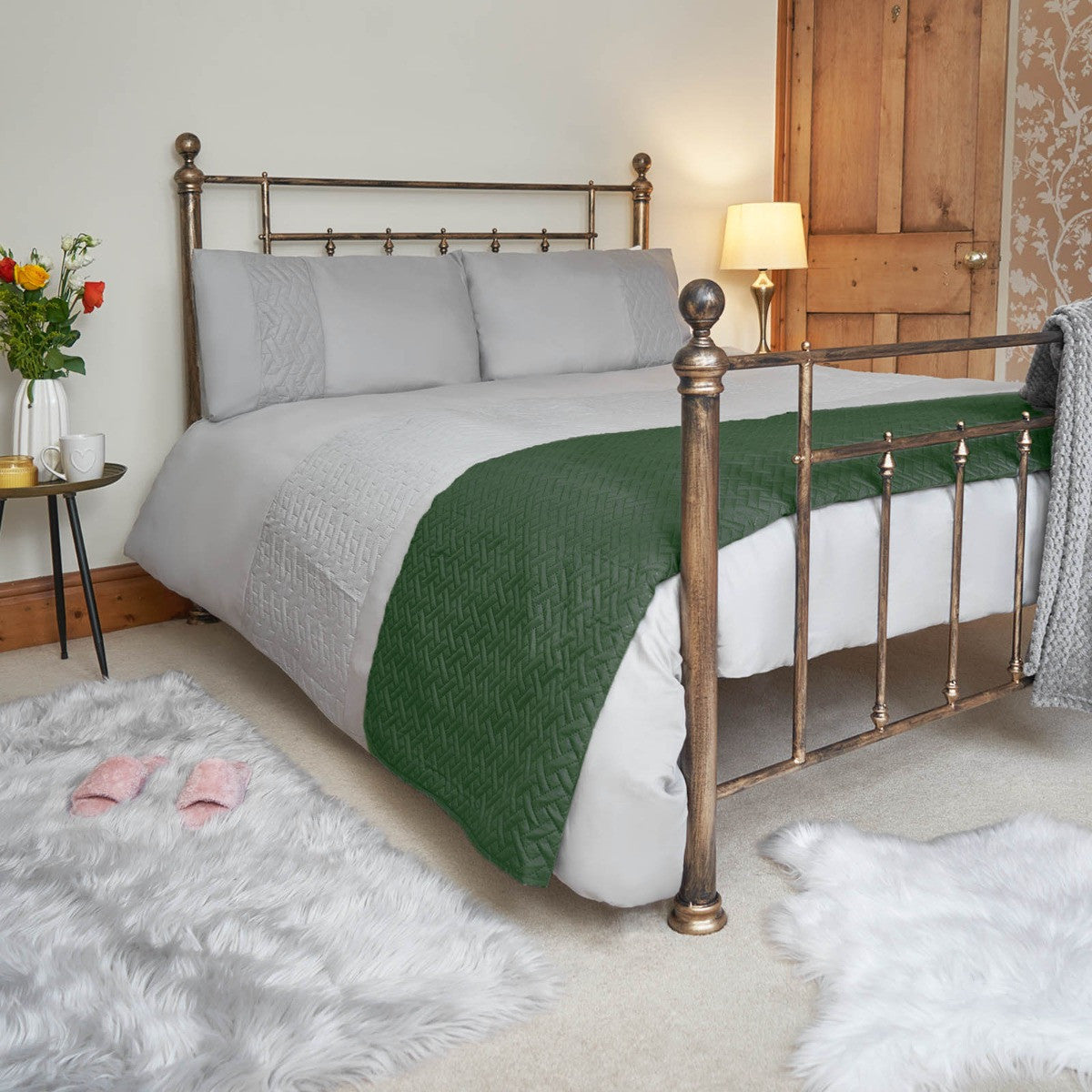 Pinsonic Throw – Forest Green