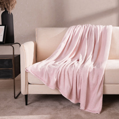Supersoft Throw – Blush Pink