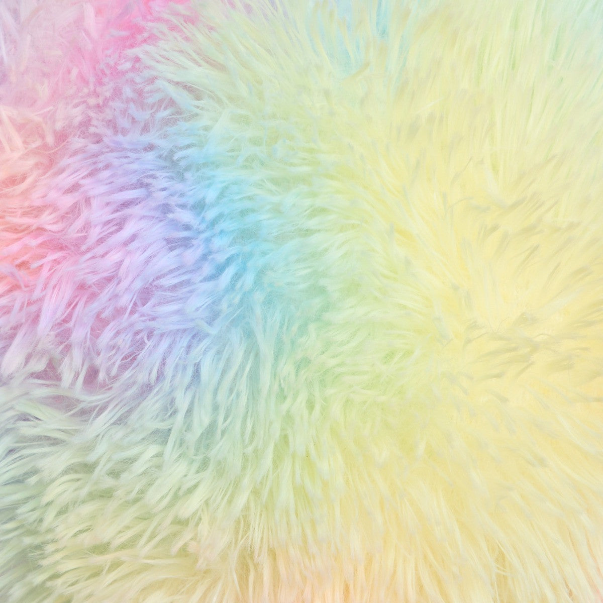 Long Hair Cuddle Cushion – Rainbow Tie Dye
