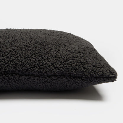 Teddy Bolster Pillow – Charcoal