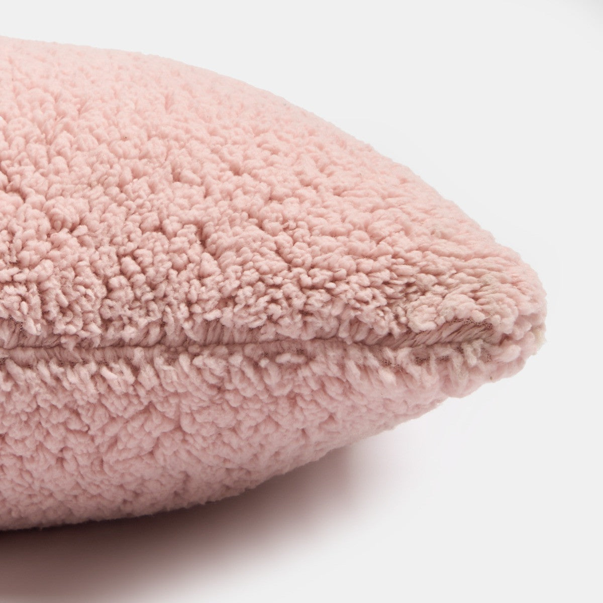 Teddy Bolster Pillow – Blush