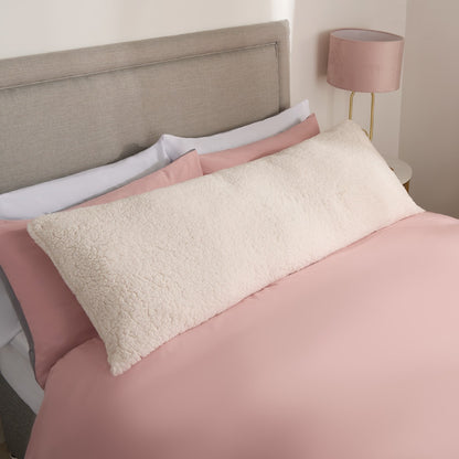 Teddy Bolster Pillow – Cream