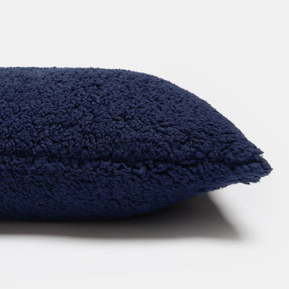 Teddy Bolster Pillow – Navy