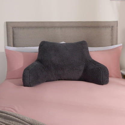 Teddy Cuddle Cushion – Charcoal