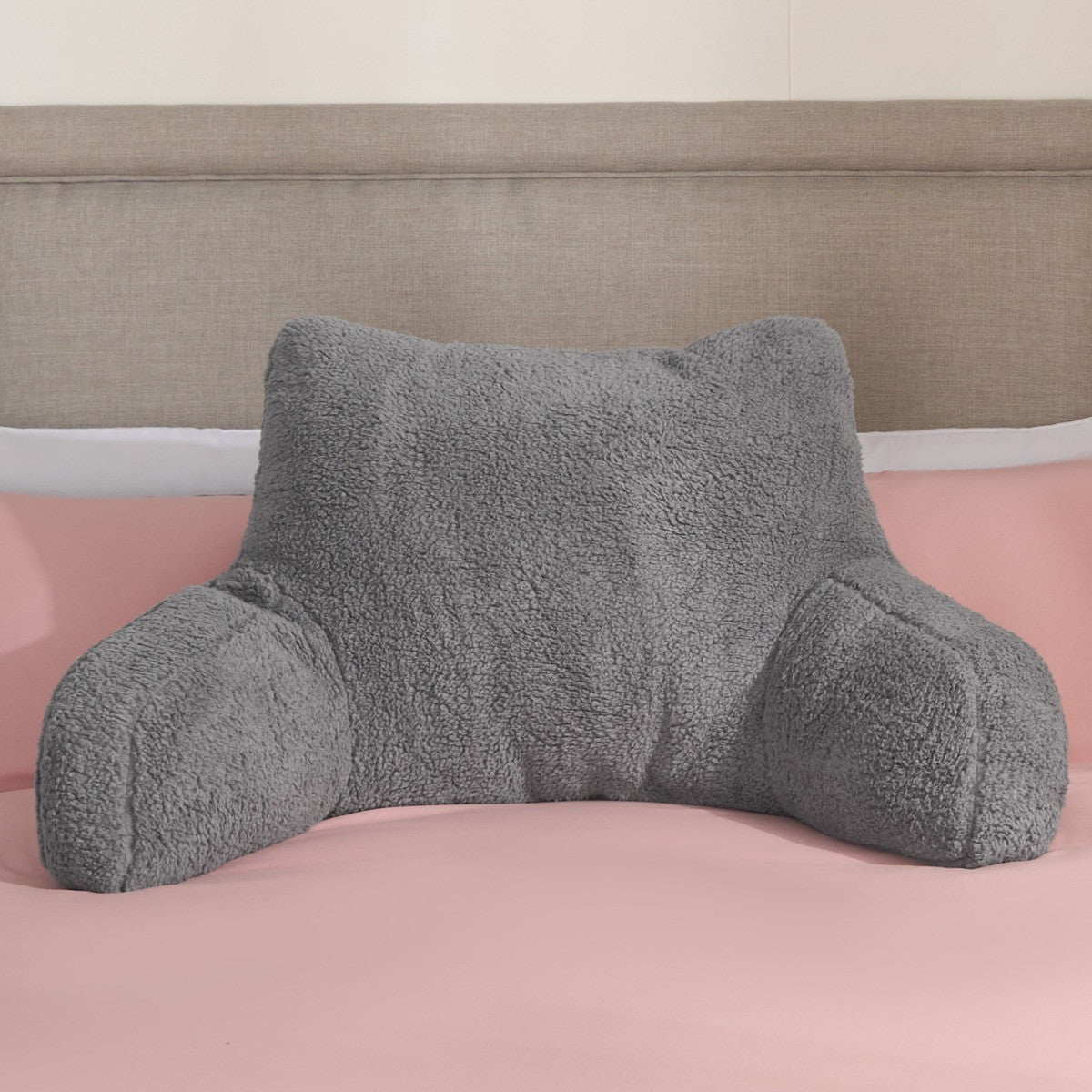 Teddy Cuddle Cushion – Grey