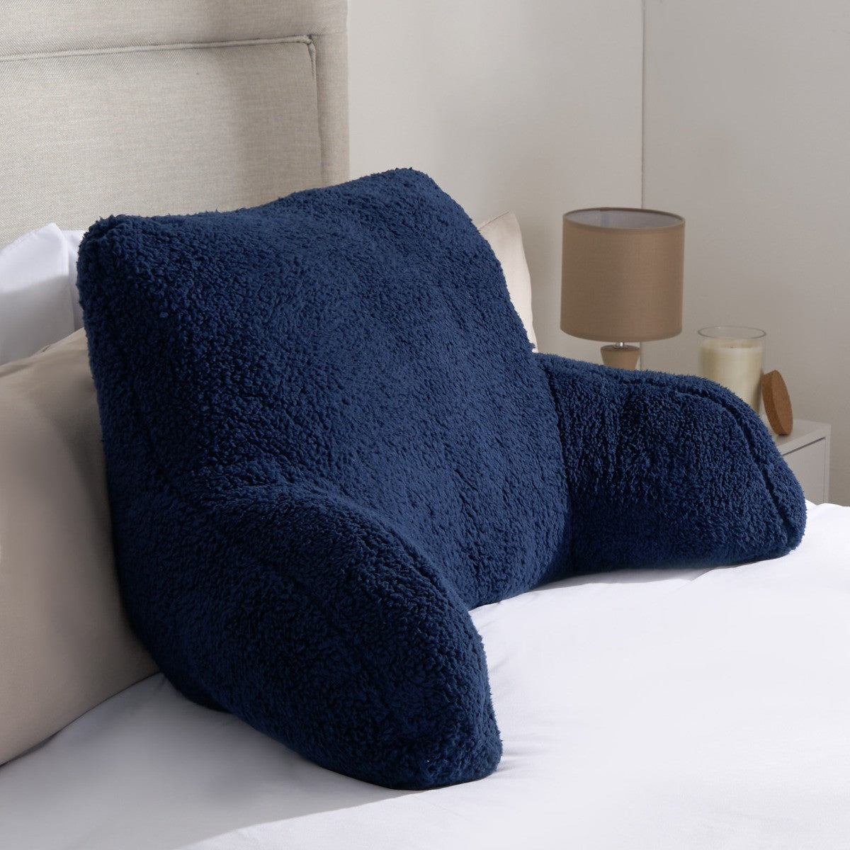 Teddy Cuddle Cushion – Navy