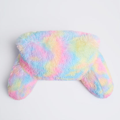 Long Hair Cuddle Cushion – Rainbow Tie Dye