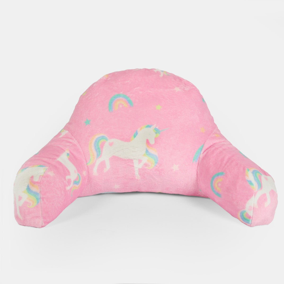 Kids Fleece Cuddle Cushion – Unicorn - Pink