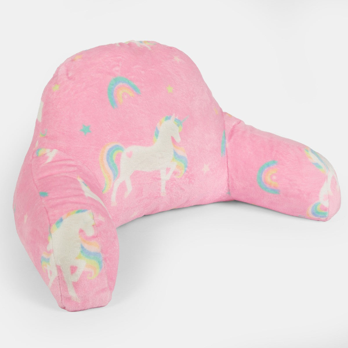 Kids Fleece Cuddle Cushion – Unicorn - Pink