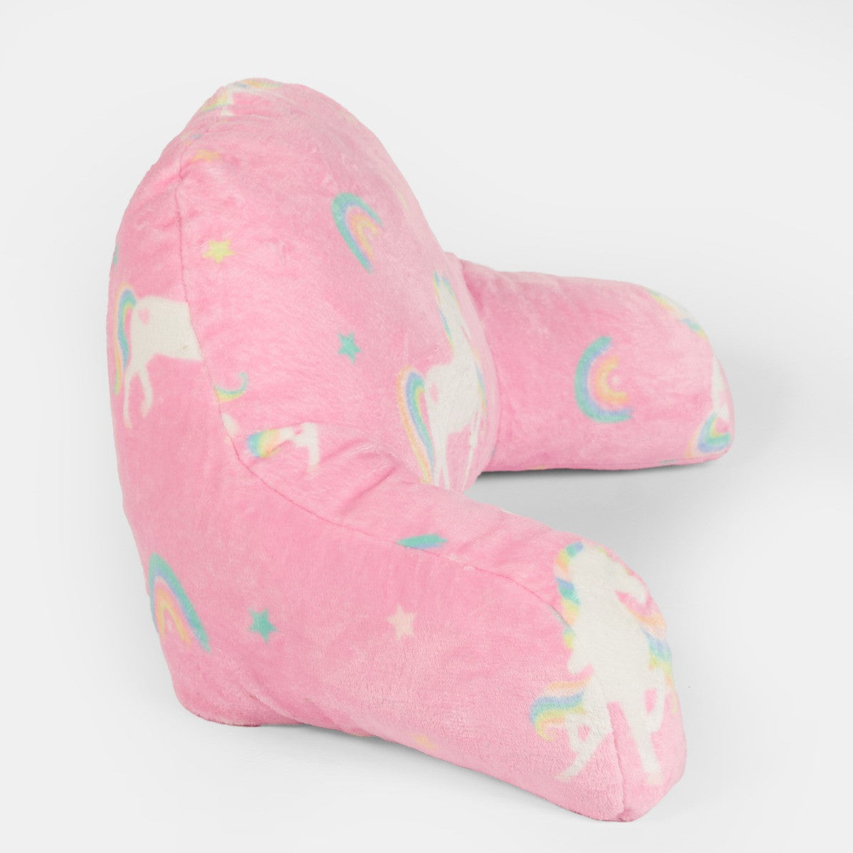 Kids Fleece Cuddle Cushion – Unicorn - Pink