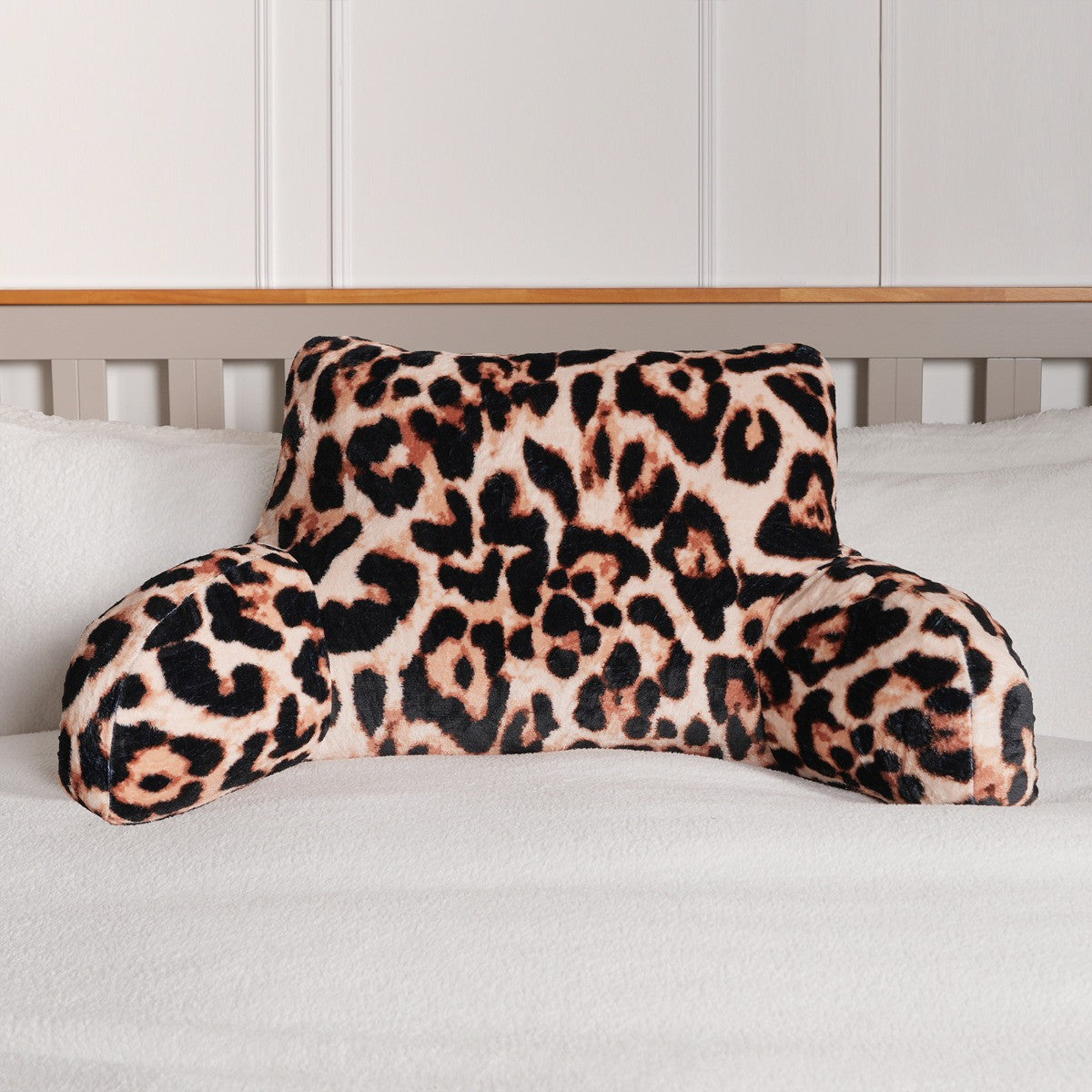 Leopard Cuddle Cushion – Natural