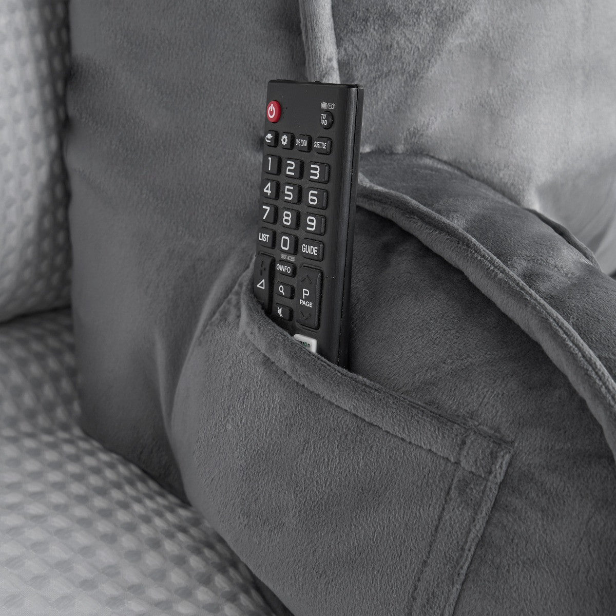 Cuddle Cushion with Head Rest – Grey