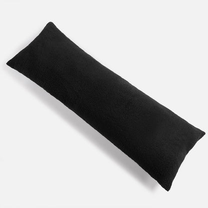 Teddy Bolster Pillow – Black