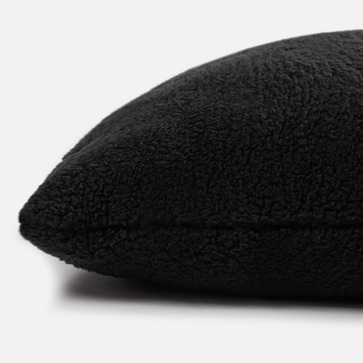 Teddy Bolster Pillow – Black