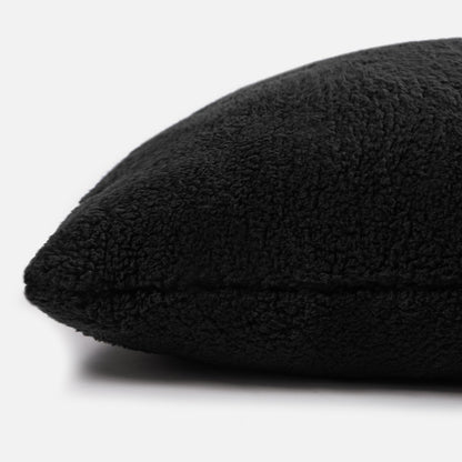 Teddy Bolster Pillow – Black