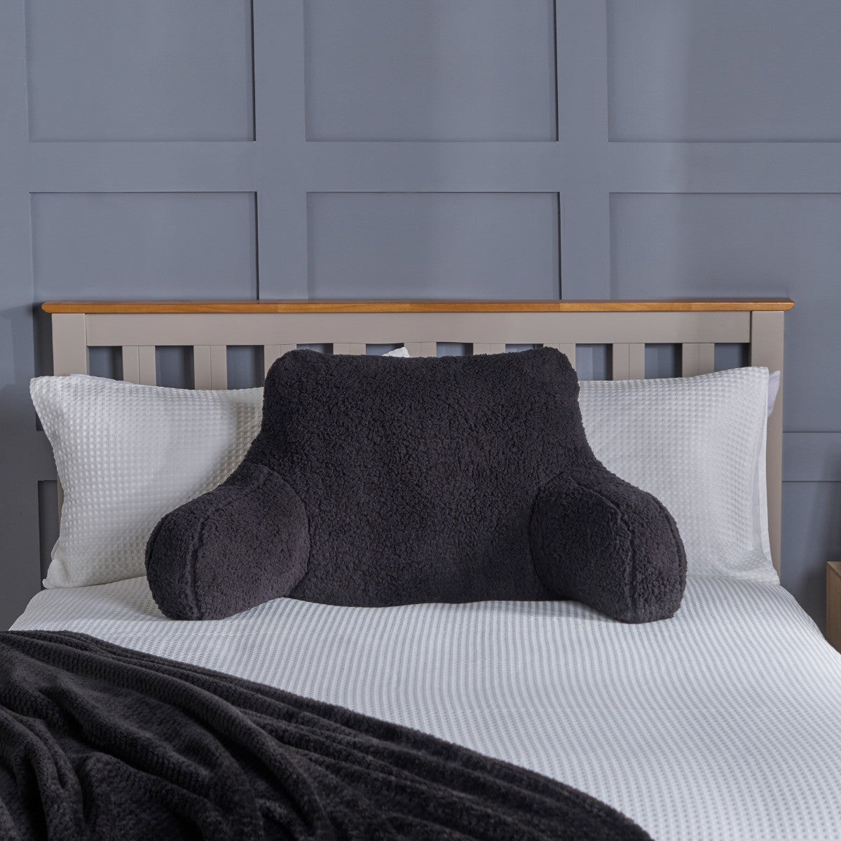 Teddy Cuddle Cushion – Black