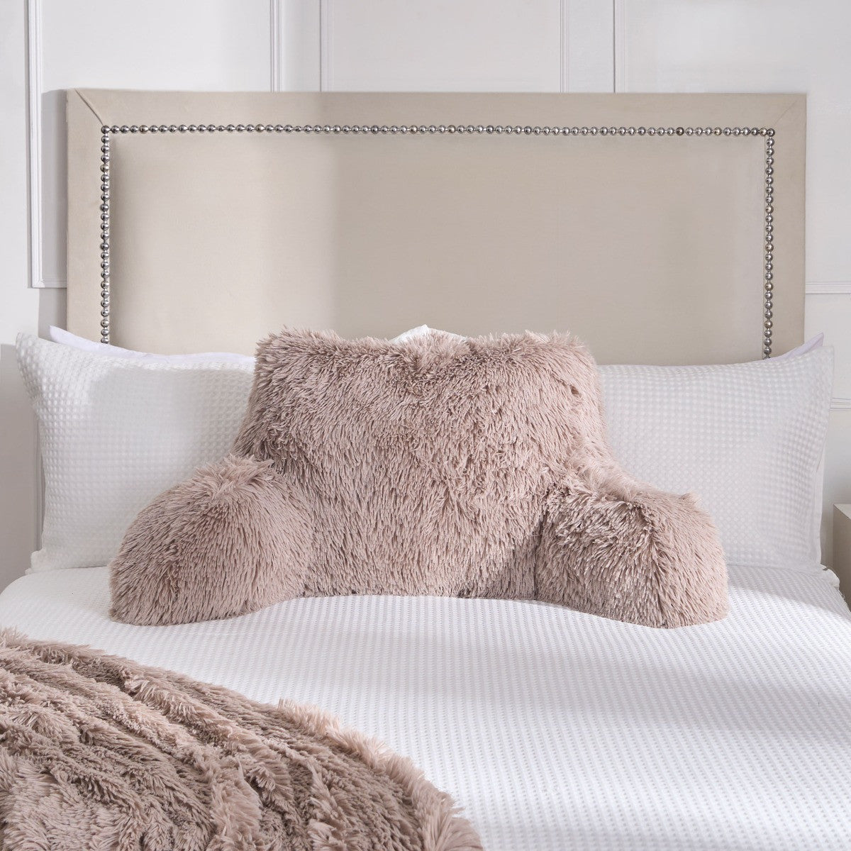 Long Hair Cuddle Cushion – Natural