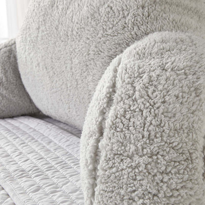 Teddy Cuddle Cushion – Silver