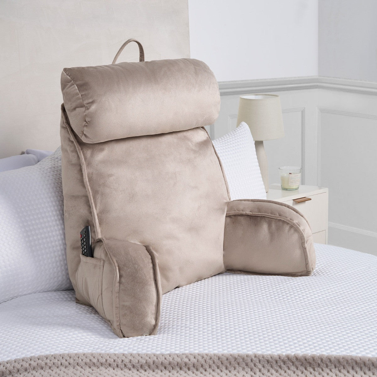 Cuddle Cushion with Head Rest – Mink