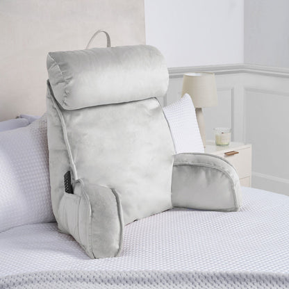 Cuddle Cushion with Head Rest – Silver