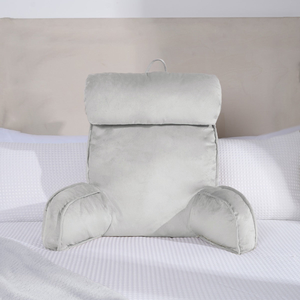 Cuddle Cushion with Head Rest – Silver