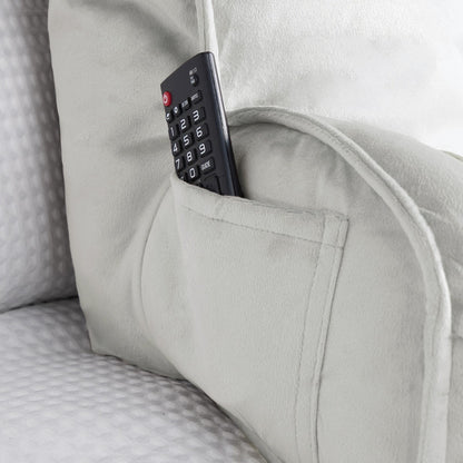Cuddle Cushion with Head Rest – Silver