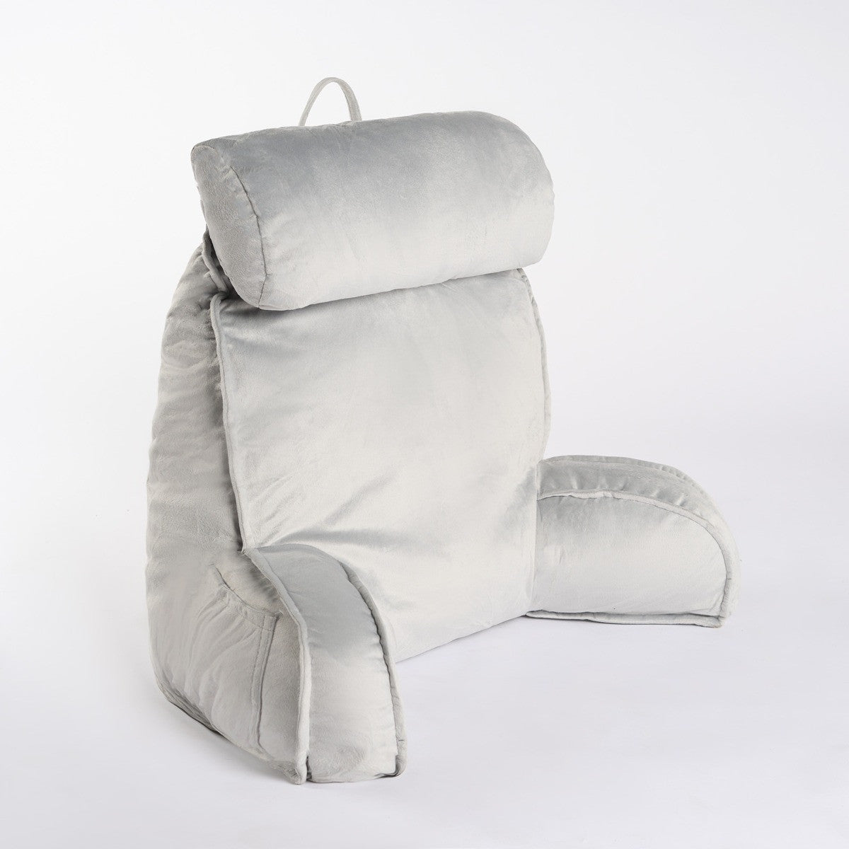Cuddle Cushion with Head Rest – Silver