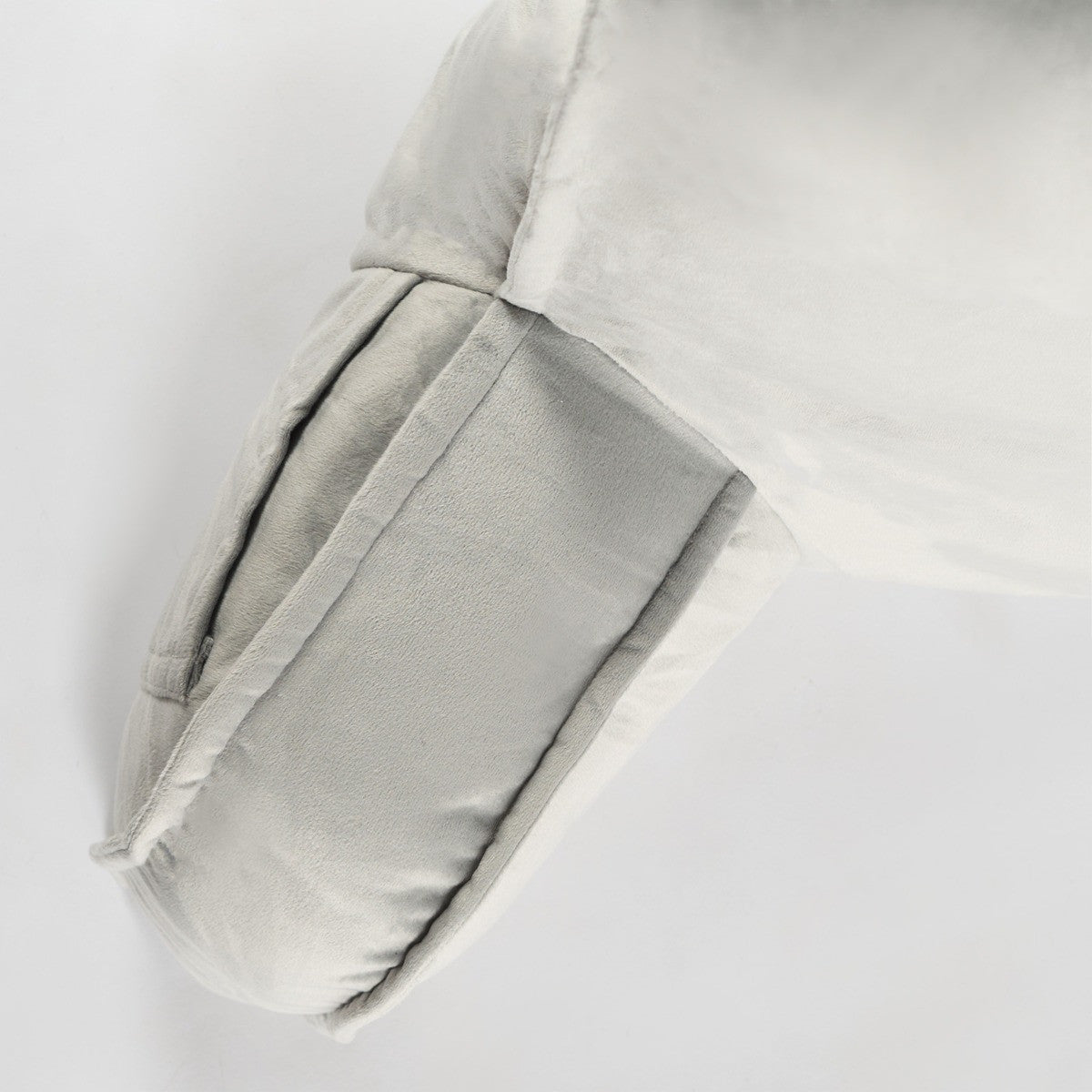 Cuddle Cushion with Head Rest – Silver