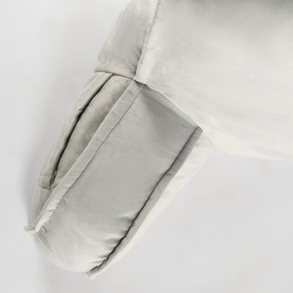 Cuddle Cushion with Head Rest – Silver