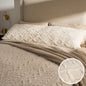 Cable Knit Bolster Pillow – Cream