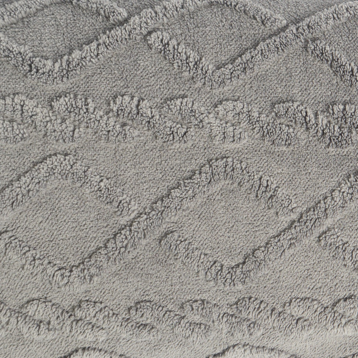 Cable Knit Bolster Pillow – Grey