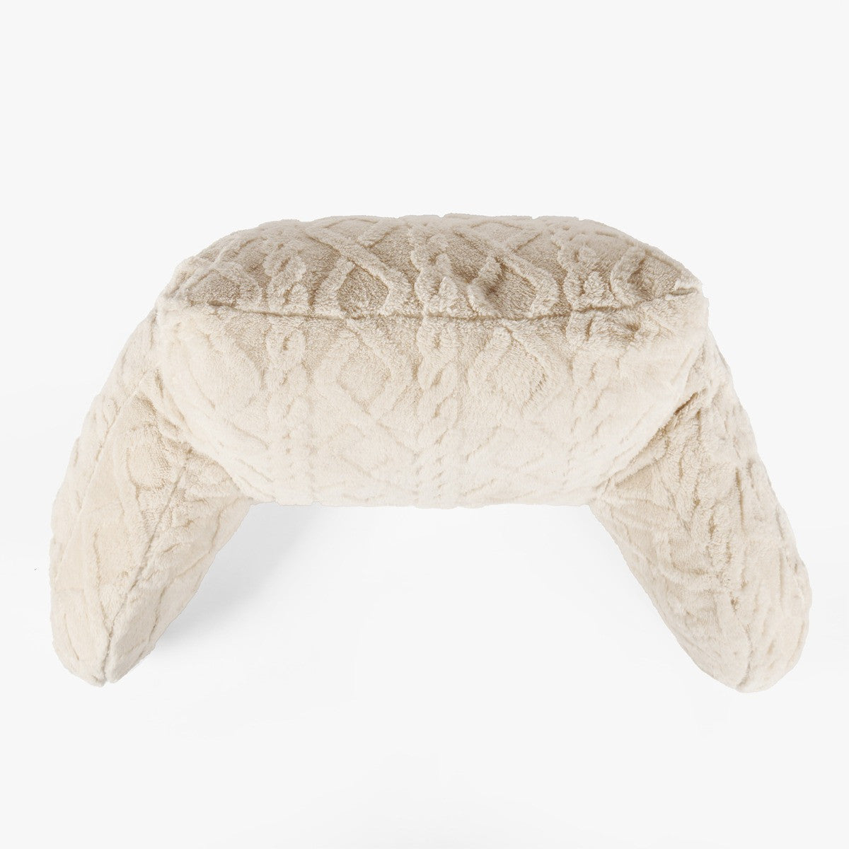 Cable Knit Cuddle Cushion – Cream