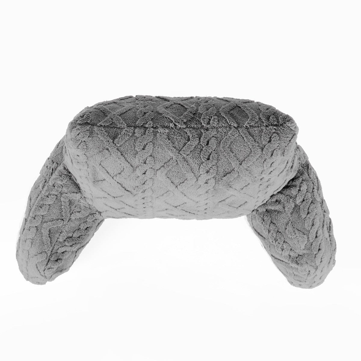 Cable Knit Cuddle Cushion – Grey