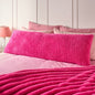 Teddy Bolster Pillow – Hot Pink